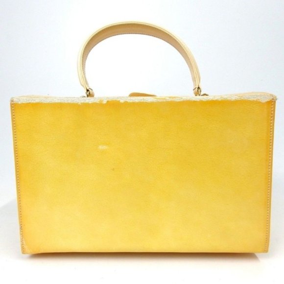 Fendi Handbags - Fendi business type bag very rare suitcase yellow